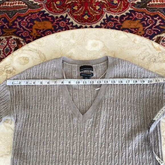 NWOT Cynthia Rowley 100% Merino Wool Cable Knit Sweater - Picture 10 of 14